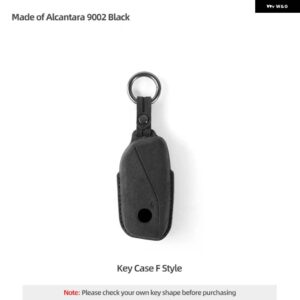 BMW キーケースカバー アルカンターラ E90 E92 E93 G20 F10 E60 X1 X2 1 2 3 4 5 6 7シリーズキーホルダー モールド - Case F