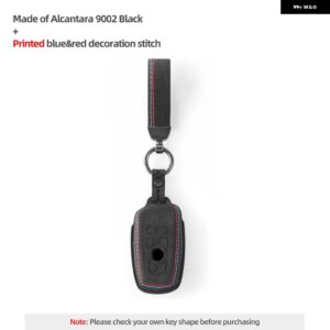 BMW キーケースカバー アルカンターラ E90 E92 E93 G20 F10 E60 X1 X2 1 2 3 4 5 6 7シリーズキーホルダー モールド - Set A
