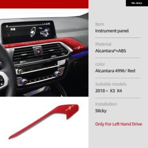 BMW X3 G01 X4 G02 インテリア トリム アルカンターララップカバー M パフォーマンス ステッカー ダッシュボード パネル 装飾 - Alcantara 4996