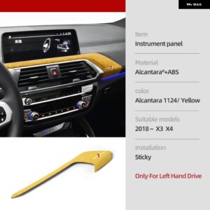 BMW X3 G01 X4 G02 インテリア トリム アルカンターララップカバー M パフォーマンス ステッカー ダッシュボード パネル 装飾 - Alcantara 1124