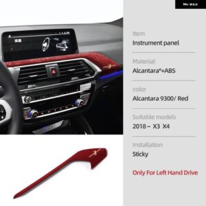 BMW X3 G01 X4 G02 インテリア トリム アルカンターララップカバー M パフォーマンス ステッカー ダッシュボード パネル 装飾 - Alcantara 9300
