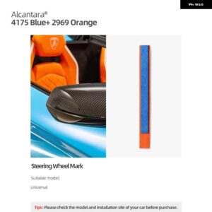 アウディ BMW アルカンターラ ステアリングホイール トップセンター マーカー ステッカー ポルシェ マスタング メルセデステスラ インテリア - 4175-2969