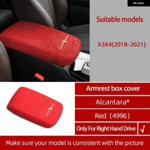 BMW アルカンターララップ X3 G01 X4 G02 M パフォーマンス アームレスト ボックス パネル ABS カバー インテリア トリム ステッカー カー