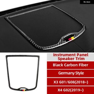 BMW インテリア カーボン M パフォーマンス ステアリングホイール ボタン フレーム インナードア ハンドルカバー トリム G01 G08 G02 X3 X4 - Speaker Trim
