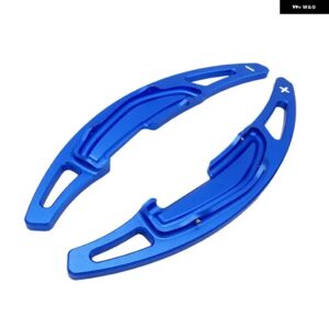 BMW M2 M3 M4 M5 X5M X6M F87 F85 F86 F80 F82 F83 F10 M6 F12 F13 320I ステアリングホイール シフトパドルシフター 延長 2個 - Blue