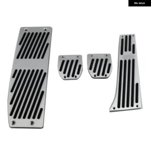 BMW 合金スロットルペダル ブレーキペダル アクセル X1 E46 E90 E92 E93 E87 3シリーズ新 1シリーズカー - With logo MT