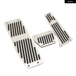 BMW 合金スロットルペダル ブレーキペダル アクセル X1 E46 E90 E92 E93 E87 3シリーズ新 1シリーズカー - With logo AT