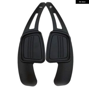 アウディ A3 A4 A5 A6 B9 Q7 TT TTS ステアリングホイール シフトパドルシフター 2個 レッドブラックブルー - black