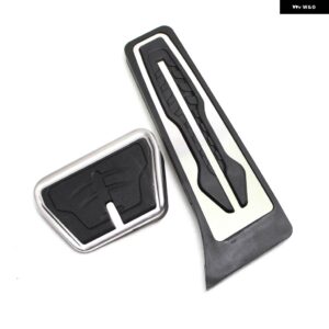 BMW ペダルキット X5 G05 X7 G07 2019 2020 アクセルガスブレーキ フットレスト ペダル カバー LHD ステンレス - Style1 2pcs