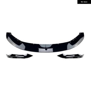 BMW フロントバンパー リップ F32 F33 F36 4シリーズ 420I 425I 430I 440I M440I 2014-2020 スポイラー スプリッター ディフューザーカバー ガードトリム - Gloss Black (4pcs)