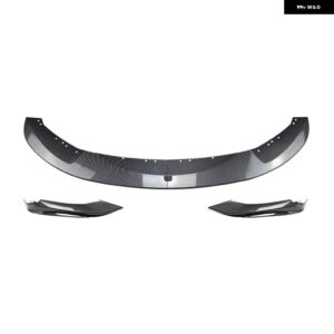 BMW フロントバンパー リップ F32 F33 F36 4シリーズ 420I 425I 430I 440I M440I 2014-2020 スポイラー スプリッター ディフューザーカバー ガードトリム - Carbon Look (4pcs)