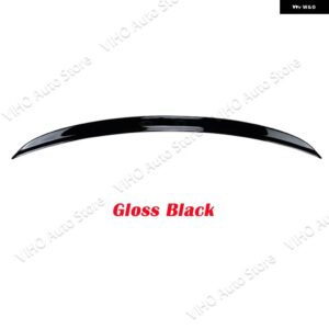 アウディ リア トランク スポイラー A5 S5 4 ドア 2009-16 スポイラー リアルーフ スポイラー スプリッター ウイング - Gloss Black
