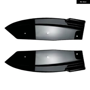 BMW リアバンパー スポイラー ディフューザーサイドスプリッター ストリップ リップ X4 G02 M スポーツ 2018-2021 サイドスカート X3 G01 LCI MSPORT 2022 - X4 G02 Gloss Black