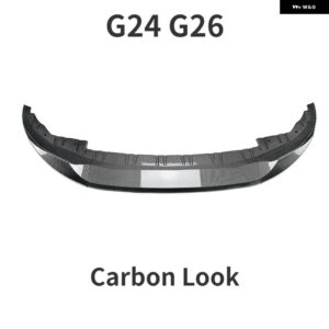 BMW フロントバンパー スプリッター リップディフューザー 4シリーズ G24 G26 420I 430I I4 M50 M スポーツグランクーペ 4 ドア G22 G23 M440I 2020-2024 - Carbon Look G24 G26