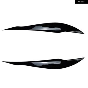 BMW 3シリーズ F30 F31 318I 320IWIND ナイフフロント フォグランプ アイブロウ スポイラー カーボン 装飾 - Gloss Black