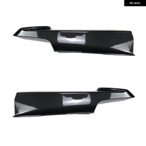 BMW フロントバンパー スプリッター トリムキット フォグライト ランプカバー カナード F30 F31 F35 320I 328I 330I 335I 340I 316D M スポーツ 2012-2017 - Down carbon look
