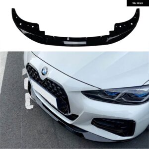 BMW 4シリーズ G22 G23 M パックフロントバンパー スプリッター リップ スポイラー ディフューザーガード 420I 430I M440I 2020-2023 M - Gloss Black
