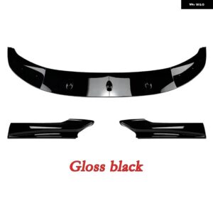 BMW 5シリーズ F10 F11 M スポーツ 535I 528I M550D XDRIVE M スポーツ 2010-2016 フロントバンパー 唇 スポイラー スプリッター - Gloss Black Set