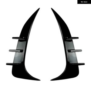 BMW リアバンパー サイド スポイラー エアベント カナード 2シリーズ F44 218I 220I 225I M240I グランクーペ M スポーツ 2020-2023 + スプリッター - Gloss Black