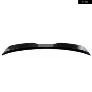 BMW リアルーフリップ スポイラー 2004-2011 1シリーズ E81 E87 ハッチバック スポイラー 120I 118I M135I 116I ABS テール翼サイド スポイラー - Glossy Black