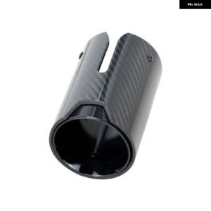 BMW INLET60MM フォルクスワーゲン ジェッタ MK6 VW ゴルフ 6 7 MK7 ポロ 6R ボラシロッコ LAVIDA バリアントマフラー マフラー 先端 - 1pc in60mm black