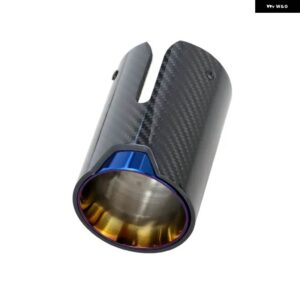 BMW INLET60MM フォルクスワーゲン ジェッタ MK6 VW ゴルフ 6 7 MK7 ポロ 6R ボラシロッコ LAVIDA バリアントマフラー マフラー 先端 - 1pc in60mm blue