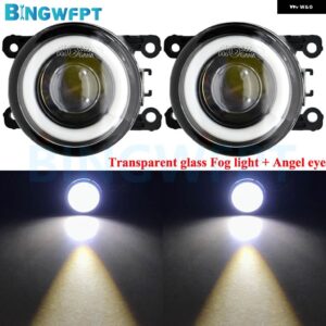 ランドローバー H11 LED 12V フリーランダー 2 LR2 FA_ 2006-2014 フォグライト エンジェルアイ デイタイム ランニングライト 車 - HZ-LED-white