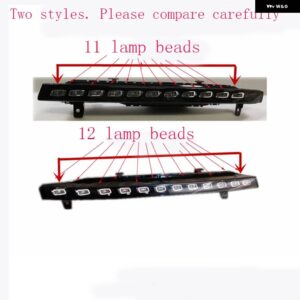 アウディ 左ロータリー マーカー ライト アセンブリ 4L0953041E 4L0953042E LED ウィンカーライト Q7 フロントバンパー 信号 Q7 S ライン 2010-2015 - 11 lamp beads left