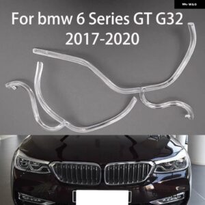 BMW 6シリーズ GT G32 LED デイタイム ランニングライト ガイド G32 ヘッドライト エンジェルアイイエローライトガイド 2016-2020 DRL - 1pair Headlights 4x)