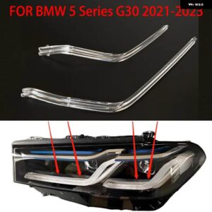 BMW 5シリーズ G30 2021-2023 DRL ヘッドライト ライトガイドプレート デイタイム ランニングライト チューブ ランニングライト バー - 1 Pair