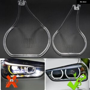 BMW X1 F49 2016-2019 DRL 絞りリング デイタイム ランニングライト ライトガイドプレート デイタイム ランニングライト チューブに - 2set left and right
