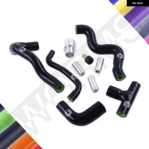 アウディ 2001-2003 A3 1999-2005 VW ボラ ジェッタ ゴルフ MK4 1.8T AUQ AUM シリコン クランクケースブリーザーホース キット - black