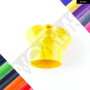 アウディ A6 C5 4B S4 B5 オールロード 2.7T シリコン ラジエーター スロットルボディホース 吸気ブーツパイプキット - Yellow