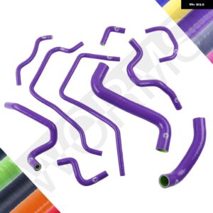スバル シリコーン ラジエーター 冷却液ホース パイプキット インプレッサ WRX STI GRB GH 2008-2011 2009 2010 - Purple