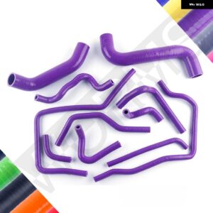 スバル シリコーン ラジエーター 冷却液ホース パイプキット インプレッサ WRX GDA GGA STI GDB GGB 2002-2007 - Purple