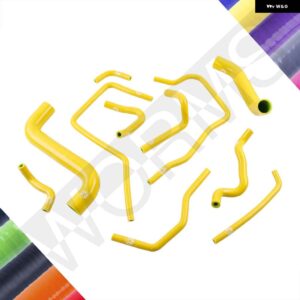 スバル シリコーン ラジエーター 冷却液ホース パイプキット インプレッサ WRX GDA GGA STI GDB GGB 2002-2007 - Yellow