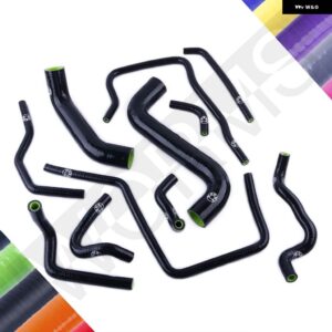 スバル シリコーン ラジエーター 冷却液ホース パイプキット インプレッサ WRX GDA GGA STI GDB GGB 2002-2007 - black