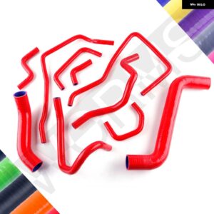 スバル 2008-2014 インプレッサ WRX MK10 GRB GH 2009-13 シリコン ラジエーター ホース パイプキット - Red