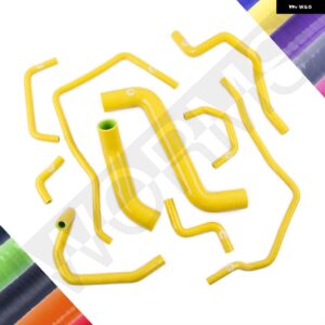 スバル 2008-2014 インプレッサ WRX MK10 GRB GH 2009-13 シリコン ラジエーター ホース パイプキット - Yellow