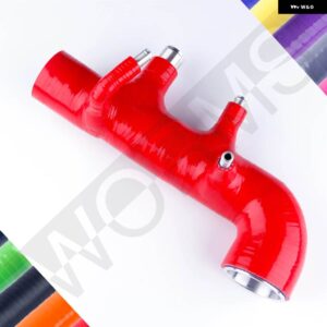 スバル シリコーン 吸気誘導ホース パイプキット インプレッサ WRX STI GC8 EJ20 VER 5 6 1998-2000 1999 - Red