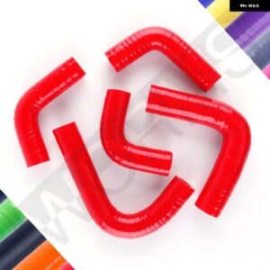 スバル WRX STI フォレスター XT 1993-2000 シリコン ウォーターポンプ冷却液ホース パイプキット 1994-99 - Red