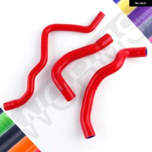 アウディ A4 B7 2.0L ターボ セダン 2006-2008 2007 シリコン ラジエーター 冷却液ホース パイプキット - Red