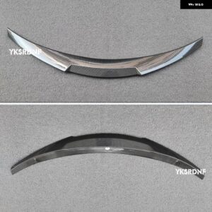 BMW E82 M4 スタイル ABS 素材スタイリングリア トランク ウイングリップ スポイラー 1シリーズクーペ 2 ドア E82 2007-2013 - Carbon fiber pattern