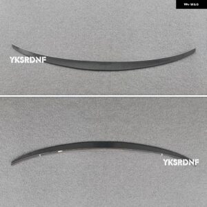 アウディ A4 B8 B8.5 2009-16 ABS プラスチック リア トランク ウイング スポイラー - Carbon fiber pattern