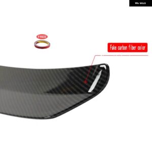 アウディ カーボンカラー スポイラー A3 スポーツバック ALERON 2014-19 ABS テールリアウイングハッチバック スポイラー - Carbon　fiber　pattern
