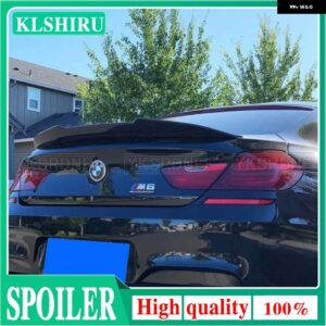 BMW 6シリーズ F06 F12 4 ドア 2 ドア PSM スタイル カーボン トランク スポイラー ウィング 640I 640D 650I - FRP Unpainted