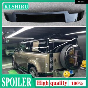 ランドローバー ディフェンダー 2019-2021 ABS プラスチック リアウイングルーフリアボックス 装飾 スポイラー - Unpainted