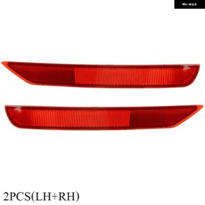 スバル リアバンパー ガイド ライト ストリップ フォレスター SH SJ 2009-2017 リフレクター トリム ガーニッシュ フォグランプ - Left and Right