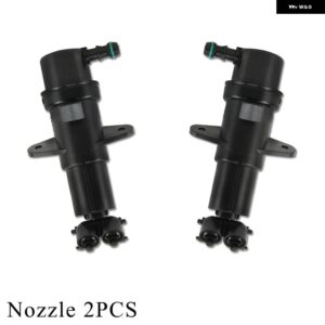 BMW フロント ヘッドライト ウォッシャーノズルジェット/カバー キャップシェル未塗装 X3 E83 LCI 2006-2010 M 空力キット - Nozzle 2PCS