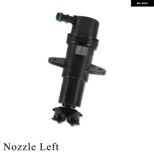 BMW フロント ヘッドライト ウォッシャーノズルジェット/カバー キャップシェル未塗装 X3 E83 LCI 2006-2010 M 空力キット - Nozzle Left